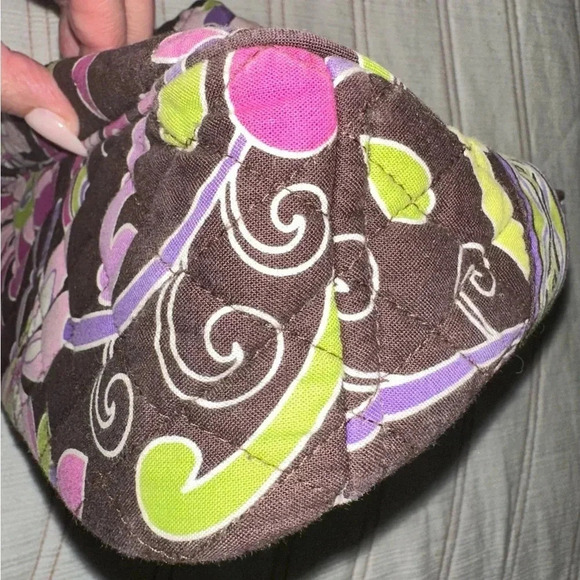 Vers Bradley Floral Quilted Shoulder Bag - Picture 6 of 10